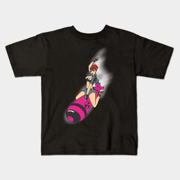 Atom Bomb Baby Kids T-Shirt by stuff101